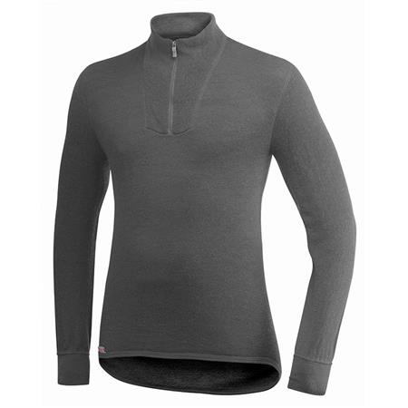 Suéter Unisex Woolpower Zip Turtleneck 200 - Gris