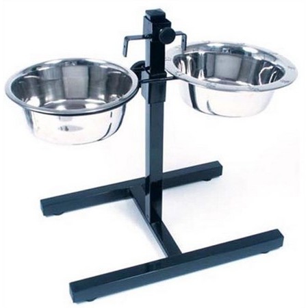 SUPPORTO 2 GAMELLE PER CANE
