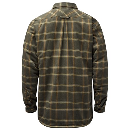 SURCHEMISE HOMME PINEWOOD PILE OVERSHIRT - GREEN/BRONZE