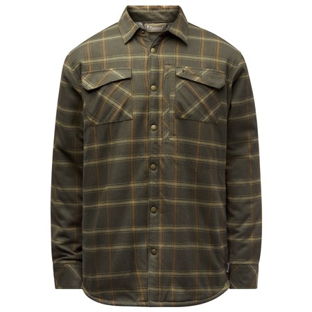 SURCHEMISE HOMME PINEWOOD PILE OVERSHIRT - GREEN/BRONZE