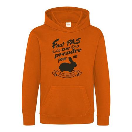 SWEAT ENFANT BARTAVEL THEME CHASSE T1054 - ORANGE