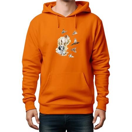 Sweat Enfant Bartavel Theme Chasse T1100 - Orange