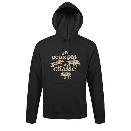 SWEAT ENFANT BARTAVEL THEME CHASSE T1177 - NOIR