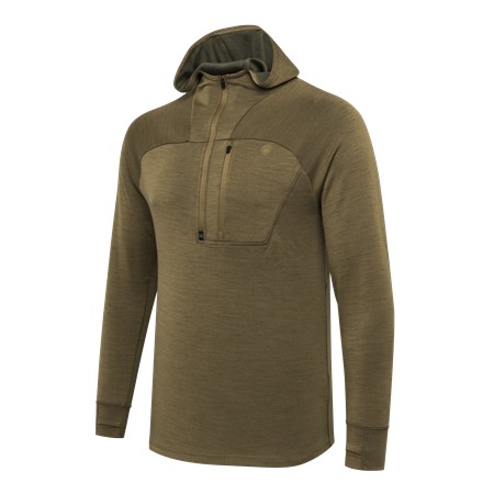 Sweat Homme Beretta Apollo Merino Hoodie - Otter