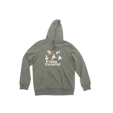Sweat Homme Gabion Unlimited Limicole Brodé - Kaki - Xl