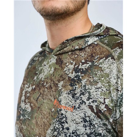 SWEAT HOMME PINEWOOD FURUDAL CAMOU INSECTSAFE HOODIE - STRATA