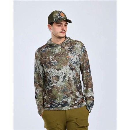 SWEAT HOMME PINEWOOD FURUDAL CAMOU INSECTSAFE HOODIE - STRATA