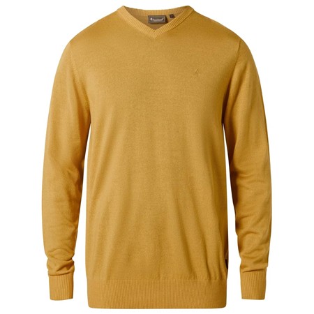 Sweat Homme Pinewood Värnamo Merino - Mustard