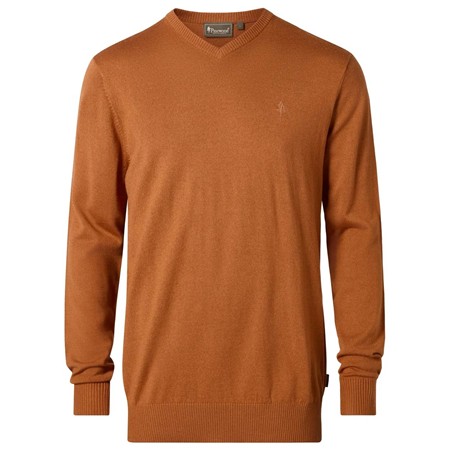 Sweat Homme Pinewood Värnamo Merino - Orange Clay