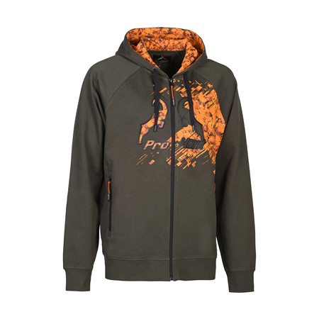 Sweat Homme Prohunt Full Zip Golden - Marron/Ibex