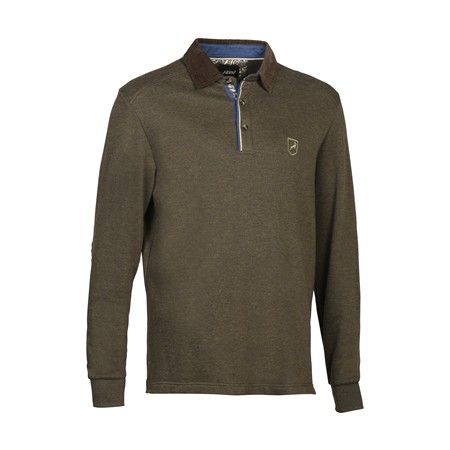 Sweat Homme Prohunt Polo Labrador - Kaki/Ibex