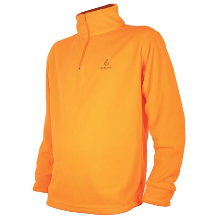 SWEAT HOMME TREELAND POLAIRE T298N - ORANGE