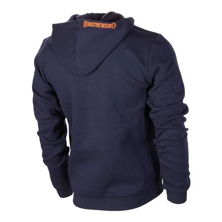SWEAT MASCULINO BROWNING ZIP SNAPSHOT - AZUL