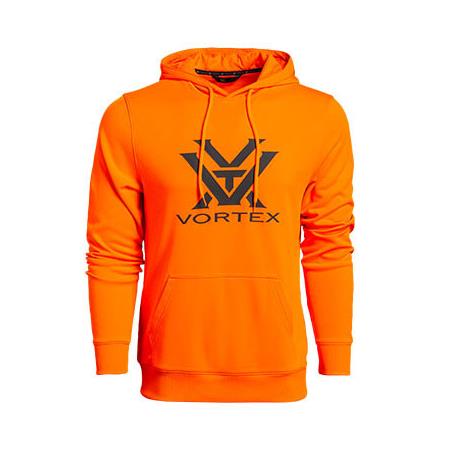 Sweat Masculino Vortex Core Logo Performance - Laranja