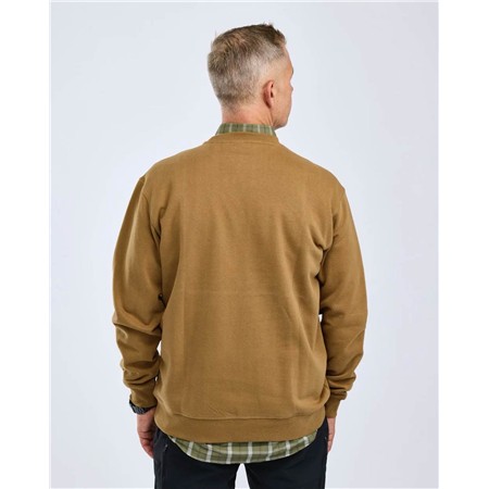 SWEAT MIXTE PINEWOOD VÄRNAMO PW LOGO - D.SANDSTONE