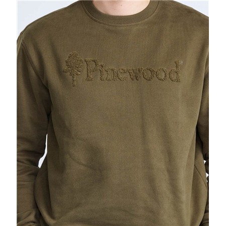 SWEAT MIXTE PINEWOOD VÄRNAMO PW LOGO - DUSTY PINK