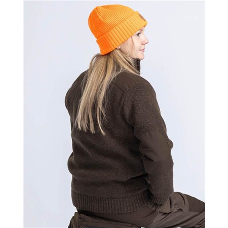 SWEAT MULHER PINEWOOD HURRICANE FULL ZIP - MARRON