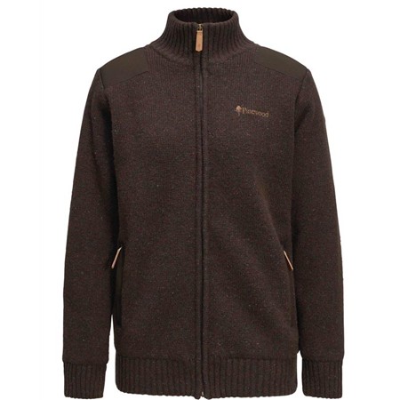 Sweat Mulher Pinewood Hurricane Full Zip - Marron