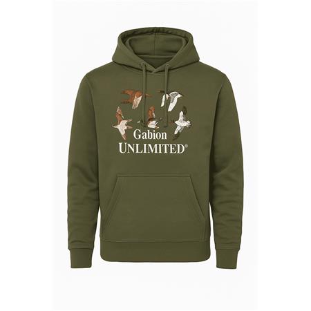 Sweat Voor Mannen Gabion Unlimited Limicole Brodé - Kaki