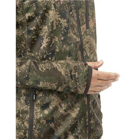 SWEAT VROUW HART STILK-HXT HOODIE - PIXEL FOREST