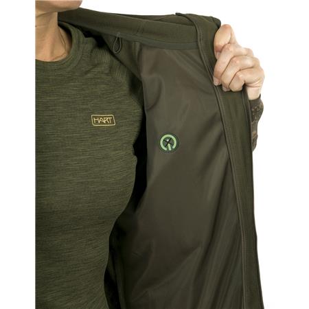 SWEAT VROUW HART STILK-HXT HOODIE - PIXEL FOREST