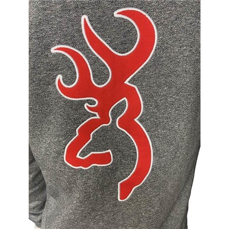 SWEAT ZIPPÉ HOMME BROWNING SNAPSHOT - GRIS CHINÉ - EXCLUSIVITÉ CHASSEUR.COM