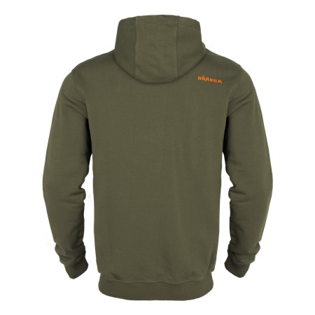 SWEATSHIRT HERRE HARKILA IDENTITY - DRUEBLAD/MANDARINORANGE