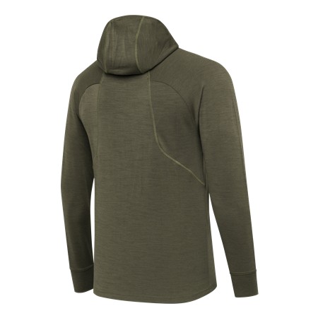 SWEATSHIRT HERREN BERETTA APOLLO MERINO HOODIE - GREEN STONE