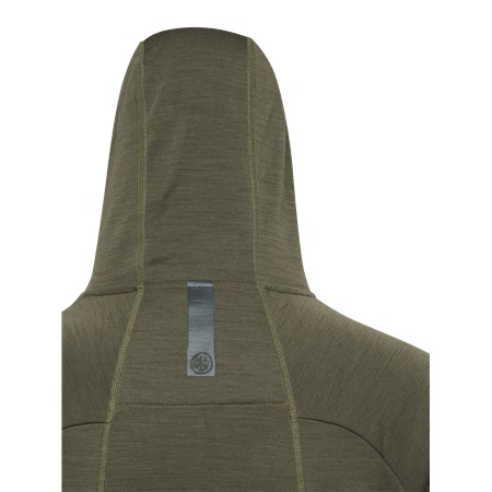 SWEATSHIRT HERREN BERETTA APOLLO MERINO HOODIE - GREEN STONE