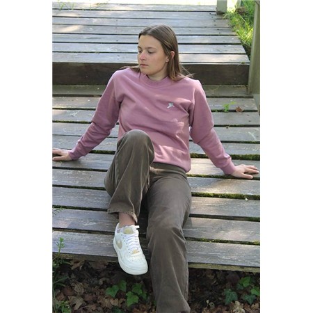 SWEATSHIRT JUNIOR LE PAIRON BÉCASSIER OCTOBRE - ROSA
