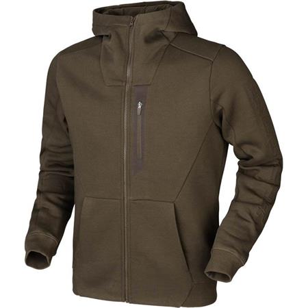 Sweatshirt Til Herre Med Lynlås Harkila Hoodie - Kaki