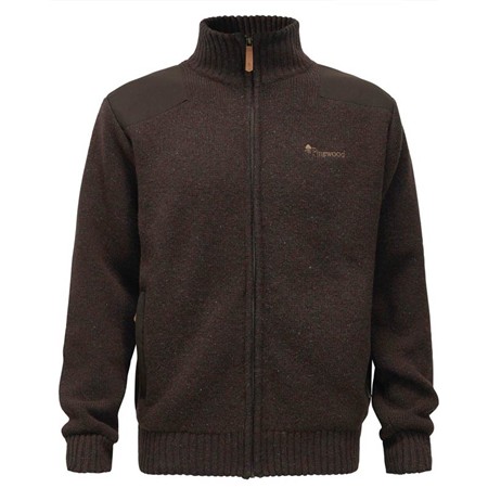Sweatshirt Til Herre Pinewood Hurricane Full Zip - Brun