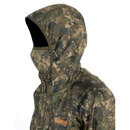 SWEATSHIRT TIL KVINDER HART STILK-HXT HOODIE - PIXEL FOREST