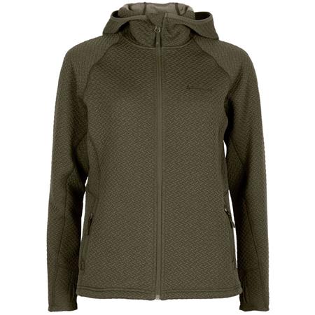 Sweatshirt Til Kvinder Pinewood Everyday Travel Full Zip Hoodie - Grøn