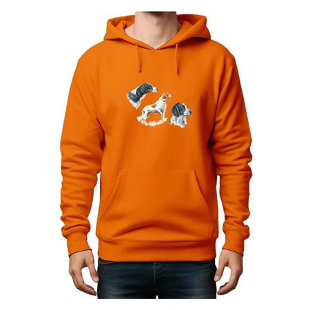 Sweatshirt Til Mænd Bartavel 3 Spaniels - Orange