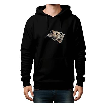 Sweatshirt Til Mænd Bartavel Duo Vildsvin - Sort