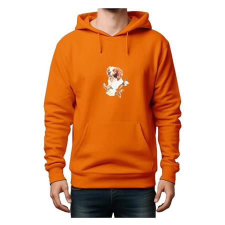 Sweatshirt Til Mænd Bartavel Spaniel/Hare - Orange