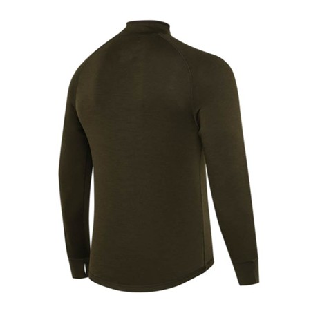 SWEATSHIRT TIL MÆND BERETTA GLIDER MERINO HALF ZIP SWEATER - GRØN MOS