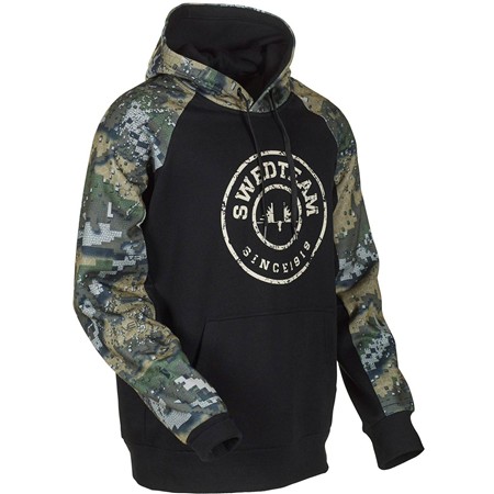 Sweatshirt Til Mænd Swedteam Ridge Hoodie - Sort