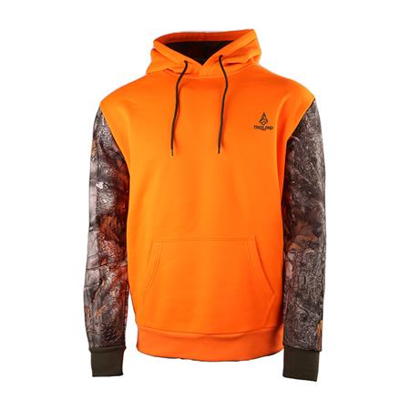 Sweatshirt Voor Mannen Treeland À Capuche T101 - Orange