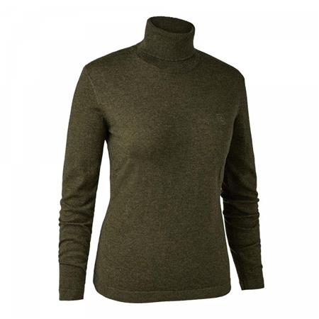 Sweter Damski Deerhunter Lady Darlington Roll Neck - Khaki