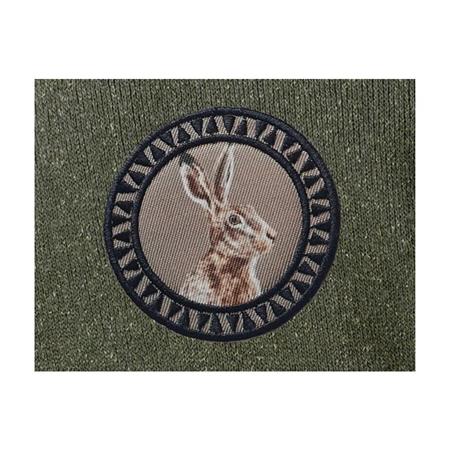 SWETER MĘSKI BARTAVEL P61 LIÈVRE DEKOLT W SEREK - CZEKOLADOWY