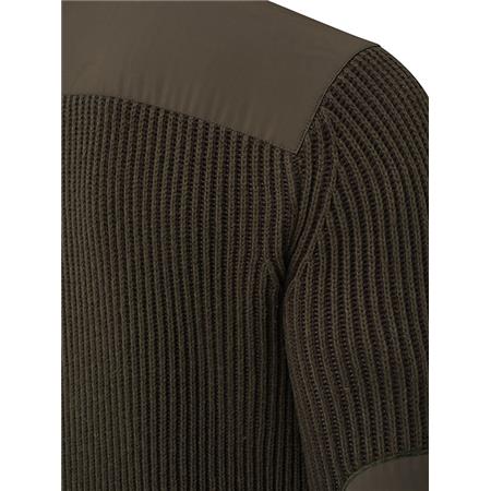 SWETER MĘSKI BERETTA DOVER HALF ZIP TECH SWEATER - ZIELONY/BRĄZOWY