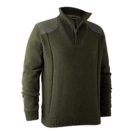 Sweter Męski Deerhunter Carlise With Stormliner - Khaki