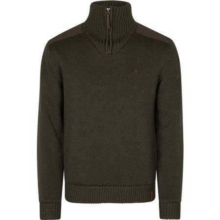 Sweter Męski Seeland Haze Windbreaker Knit - Brązowy