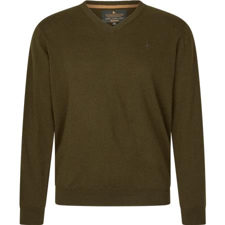 Sweter Męski Seeland Pine V-Neck - Light Pine