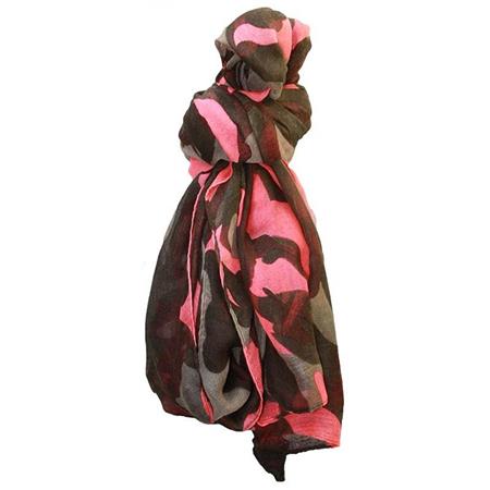 Szal Damski Stagunt Justeen Scarf - Camo Różowy