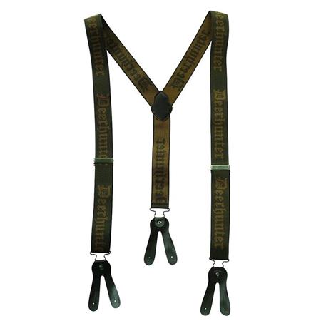 Szelki Deerhunter Logo Braces For Buttons - Kaki