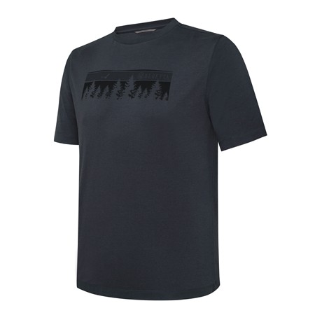 T-Shirt A Maniche Corte Da Uomo Beretta Spruce - Ebano