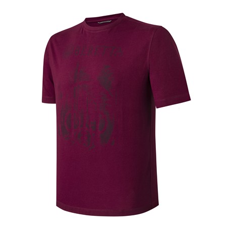 T-Shirt A Maniche Corte Uomo Beretta Outline - Cordovan Spirit